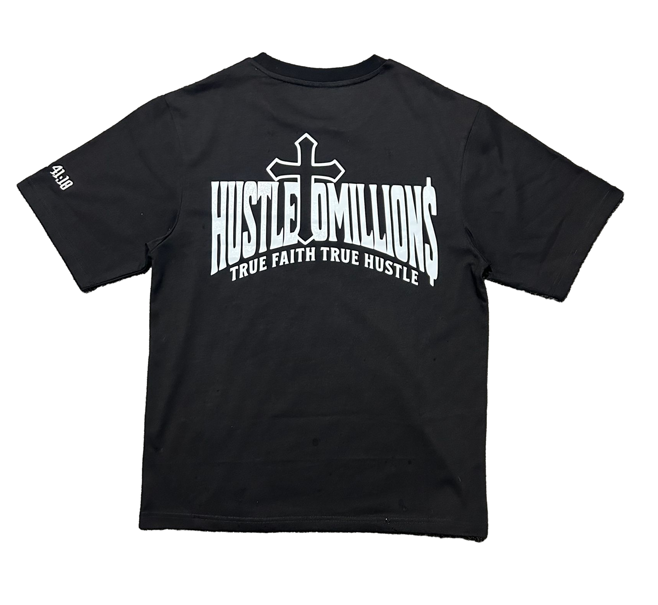 Camiseta negra "Hustle To Millions"