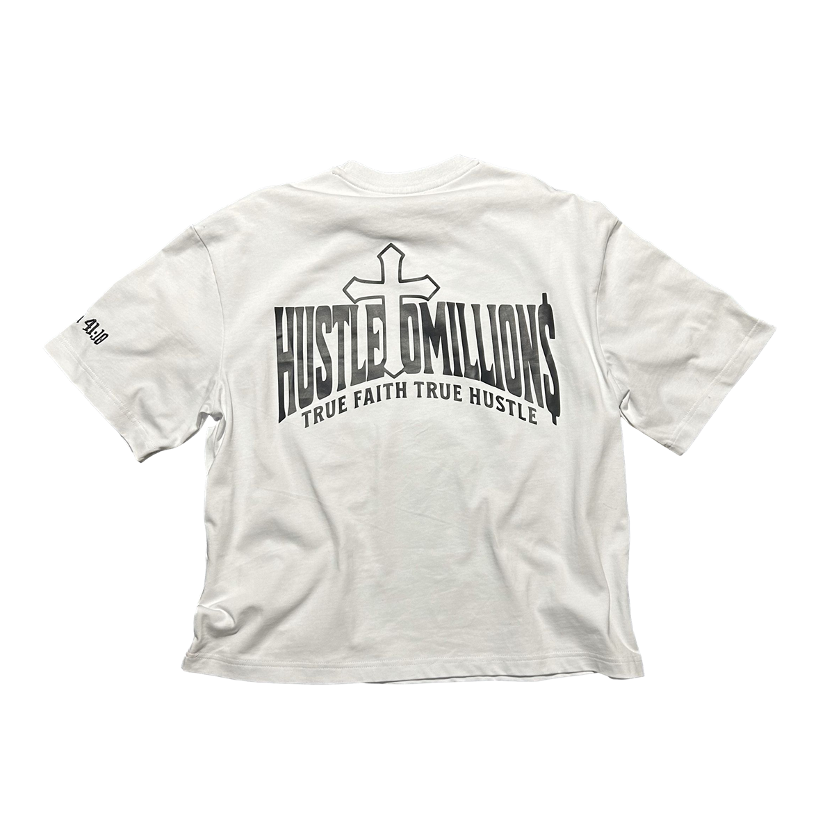 Camiseta blanca "Hustle To Millions"